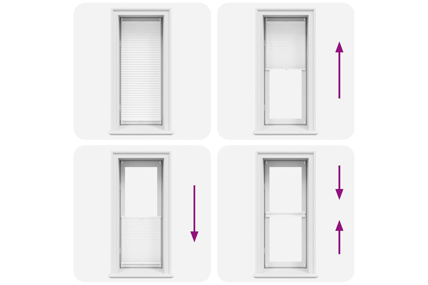 Vidaxl Plisse Blind 40x150cm White Pleated Blind-5