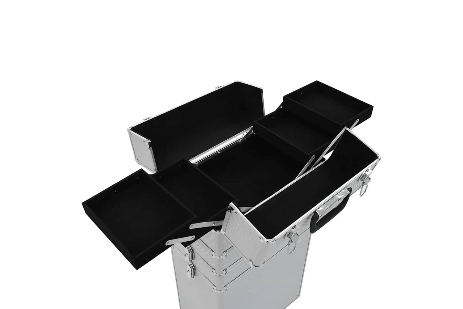 Vidaxl - 91814 Make-up Trolley Aluminium Silver-9