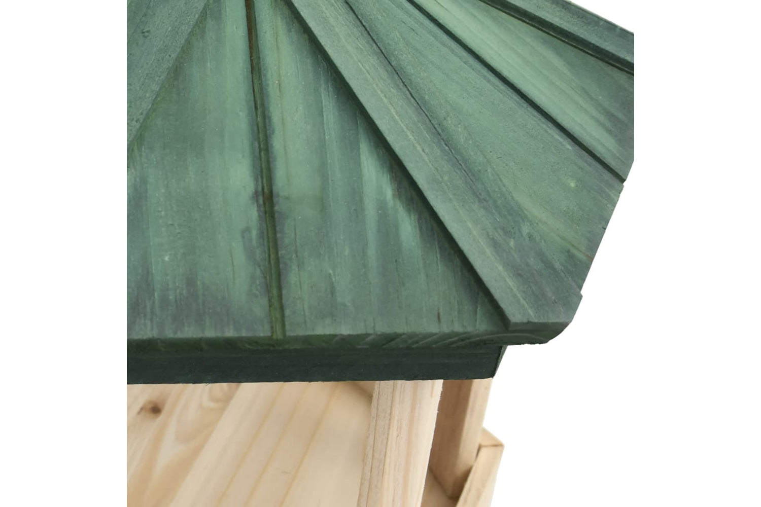 vidaXL Standing Bird Feeder Solid Firwood 33x110cm-4