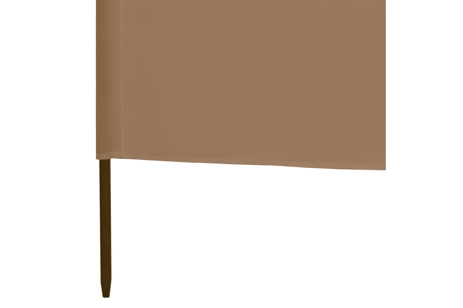 vidaXL 47151 3-panel Wind Screen Fabric 400x160cm Taupe-5