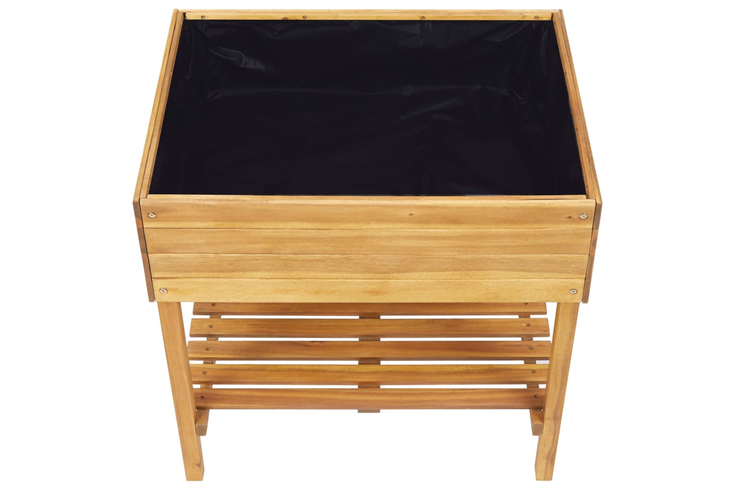 vidaXL 46584 Raised Garden Planter 78.5x58.5x78.5cm Solid Acacia Wood-5