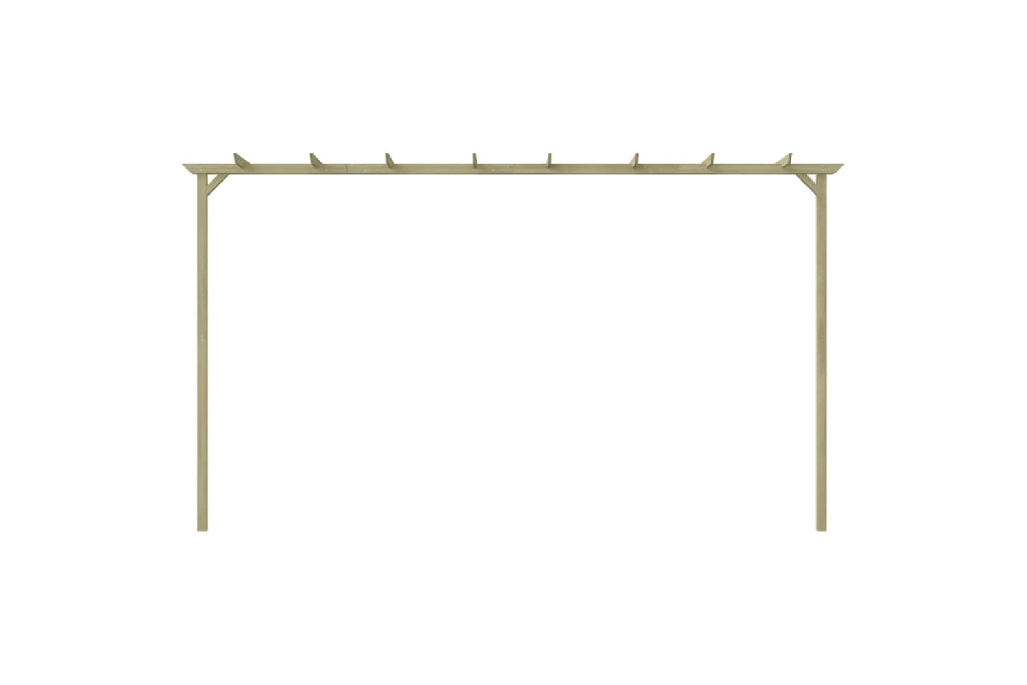 vidaXL 44924 Garden Pergola Impregnated Pinewood 360x200x60cm-2