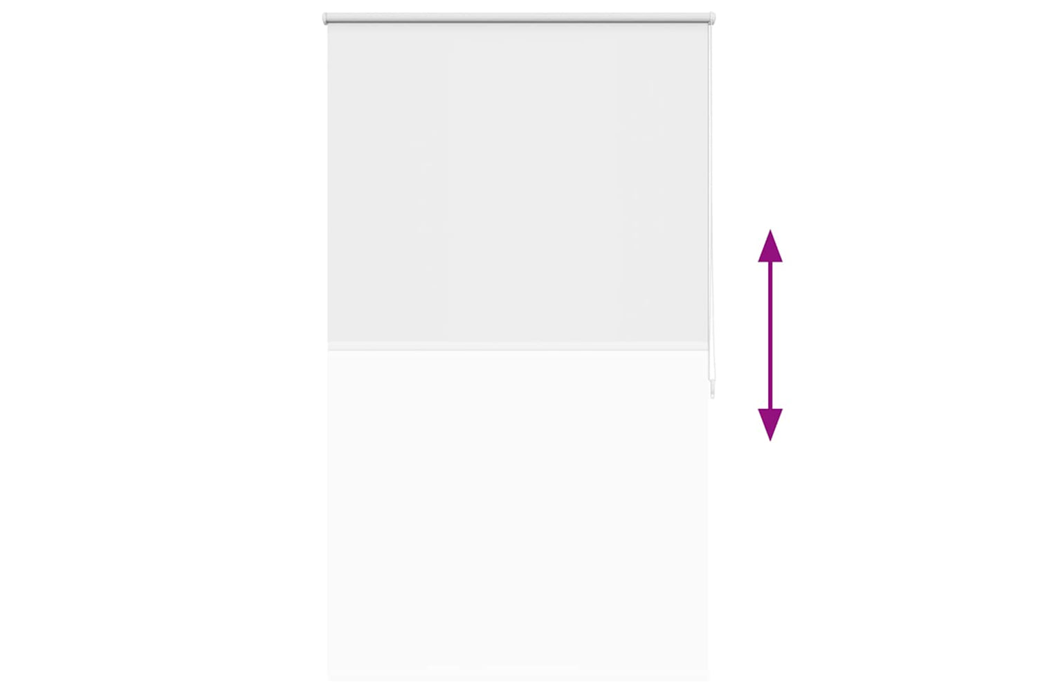 Vidaxl Roller Blind Blackout 80 X 175 Cm White-8