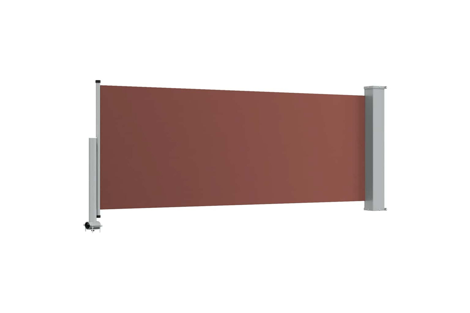 vidaXL 48340 Patio Retractable Side Awning 100x300cm Brown-6