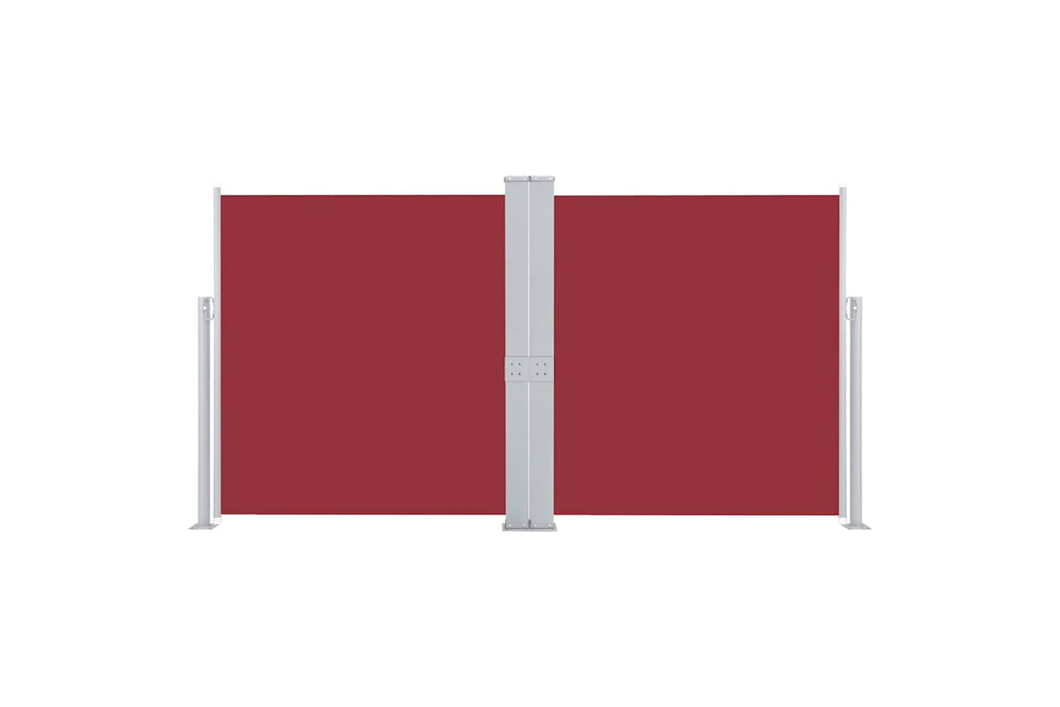 vidaXL 48471 Retractable Side Awning 170x600cm Red-2