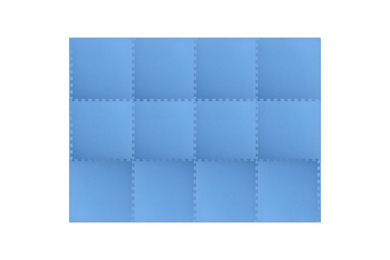 vidaXL 92465 Floor Mats 12 Pcs 4.32 ÃƒÂƒÃ‚ÂžÃ‚Â¡ Eva Foam Blue-3