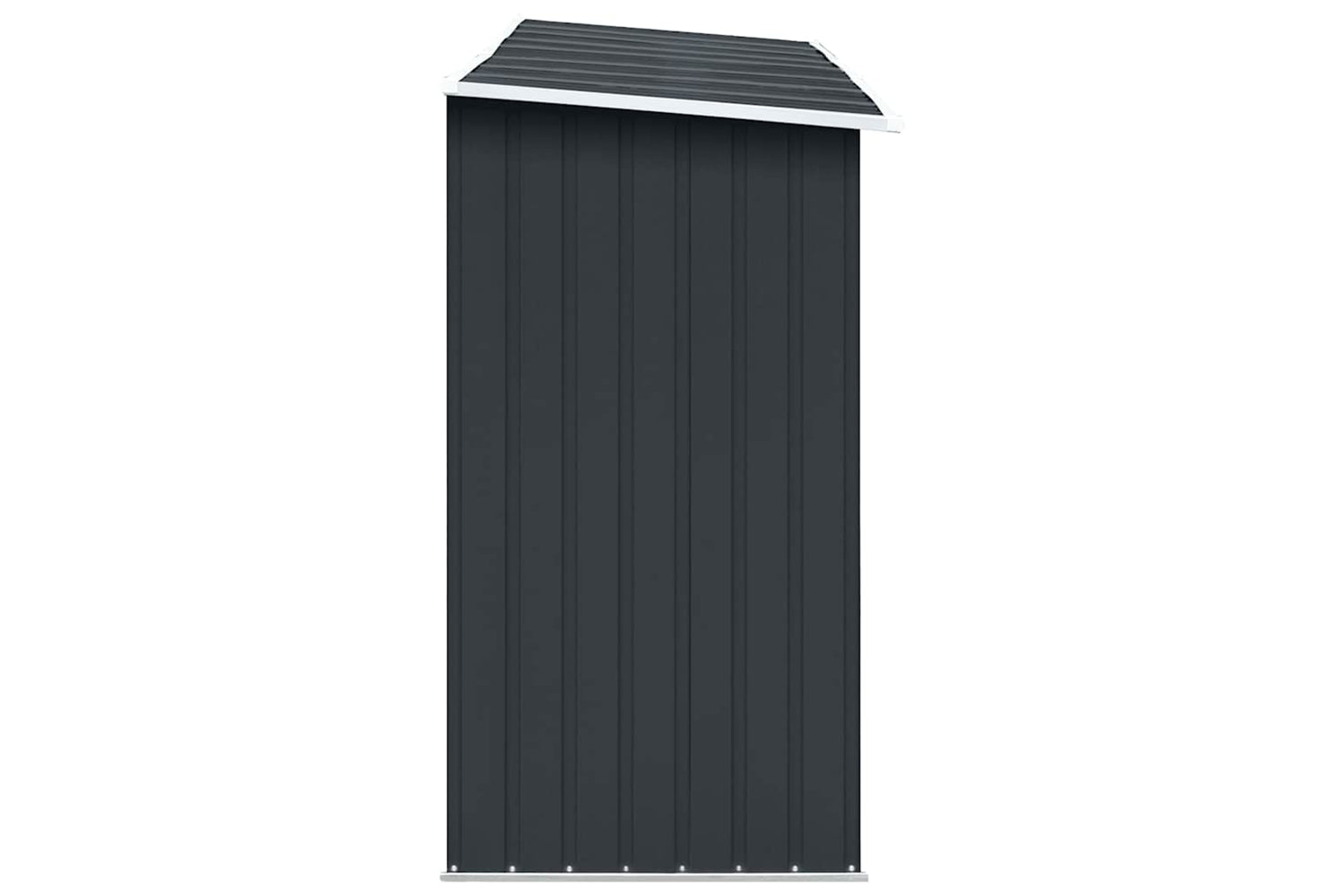 vidaXL 47085 Garden Log Storage Shed Galvanised Steel 330x84x152cm Anthracite-6