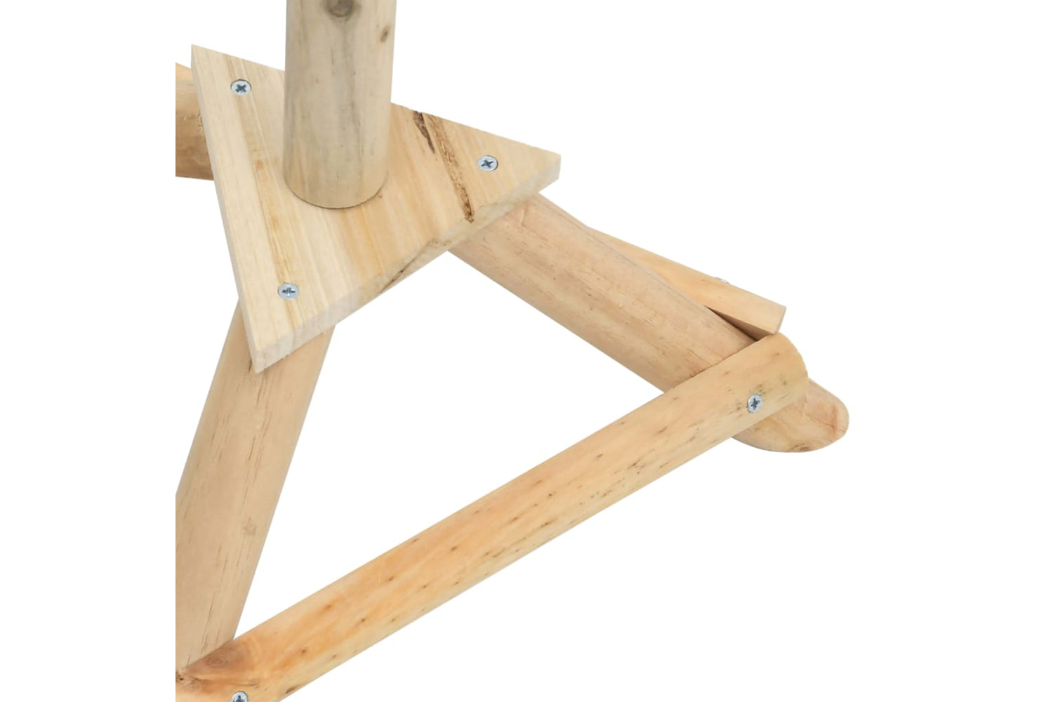 vidaXL Standing Bird Feeder Solid Firwood 33x110cm-6