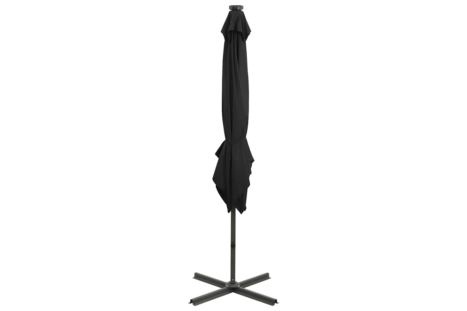 Vidaxl 312324 Cantilever Umbrella With Pole And Led Lights Black 250 Cm-7