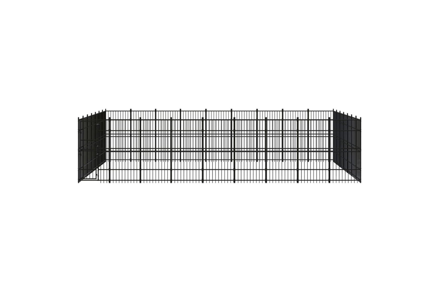 Vidaxl 3098002 Outdoor Dog Kennel Steel 58.06 M2-2