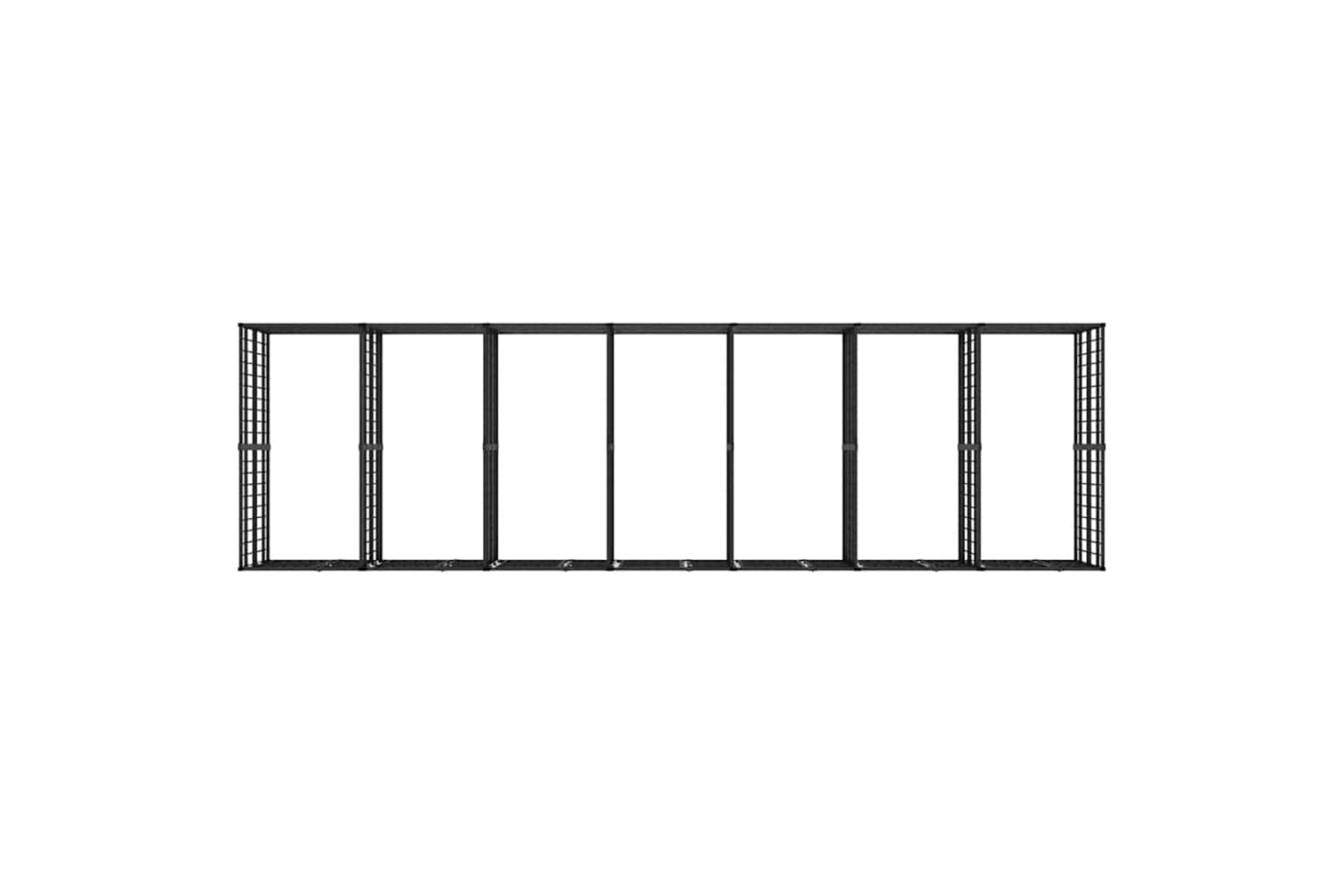Vidaxl 3097942 Outdoor Dog Kennel Steel 12.9 M2-7