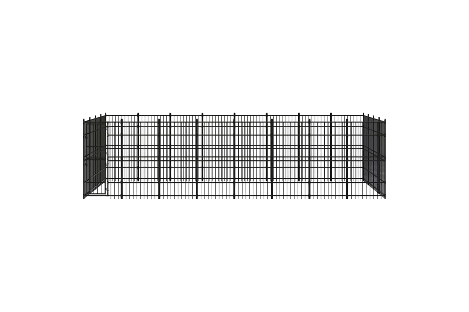 Vidaxl 3097986 Outdoor Dog Kennel Steel 29.49 M2-2