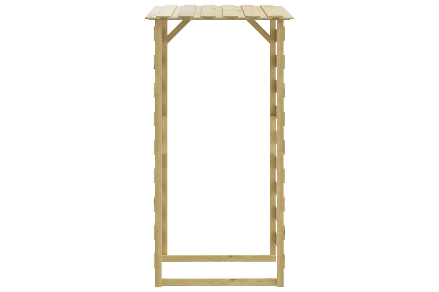 vidaXL 318380 Pergola With Roof 100x90x200cm Impregnated Pinewood-2