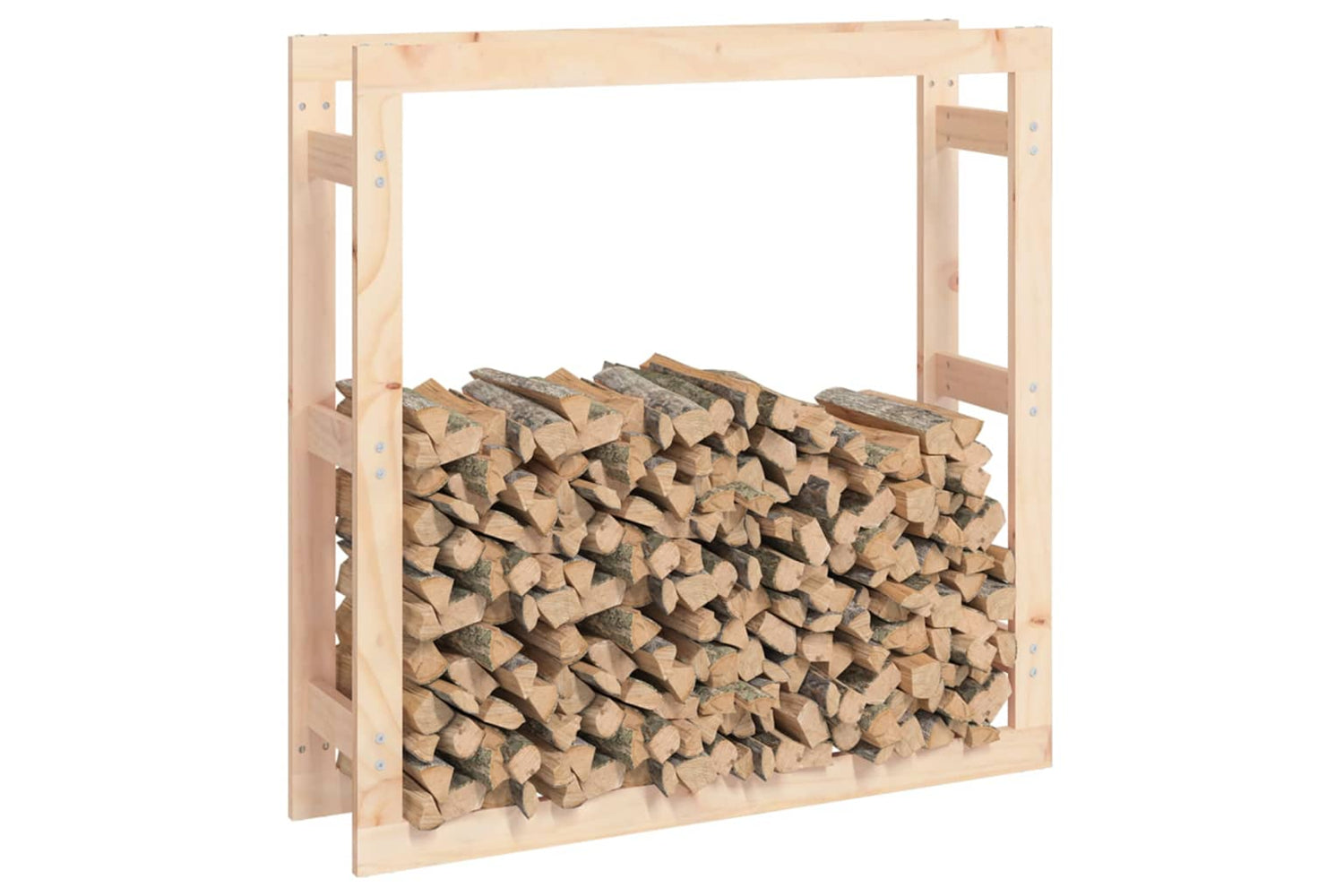 vidaXL 822422 Firewood Rack 100x25x100cm Solid Wood Pine-3