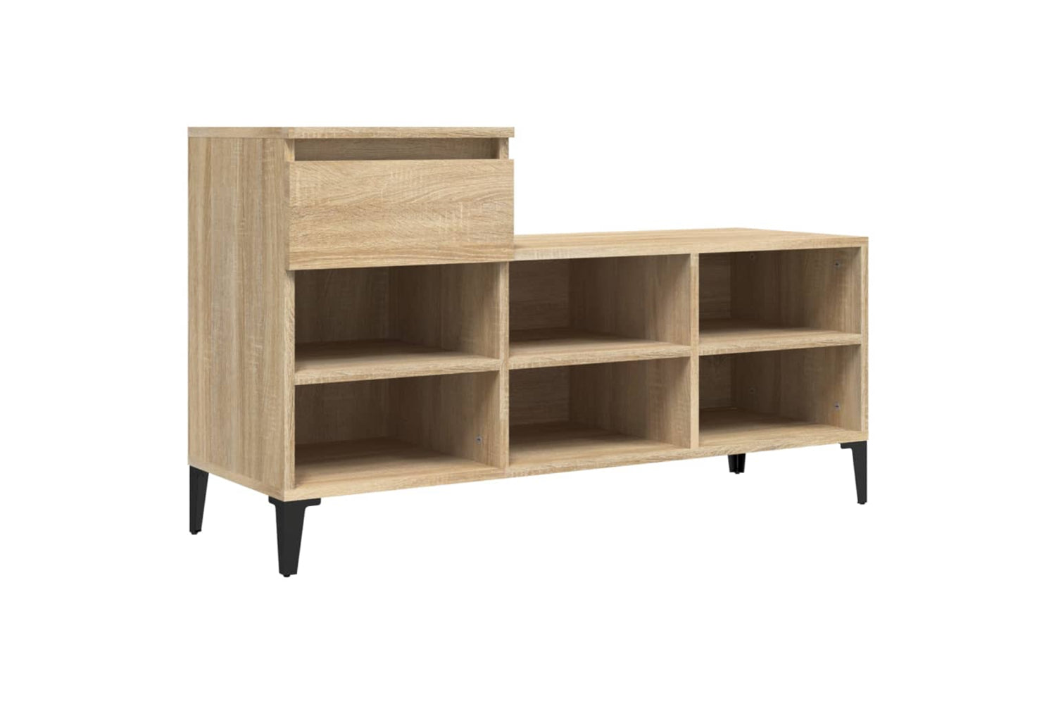 vidaXL 821215 Shoe Cabinet Sonoma Oak 102x36x60cm Engineered Wood