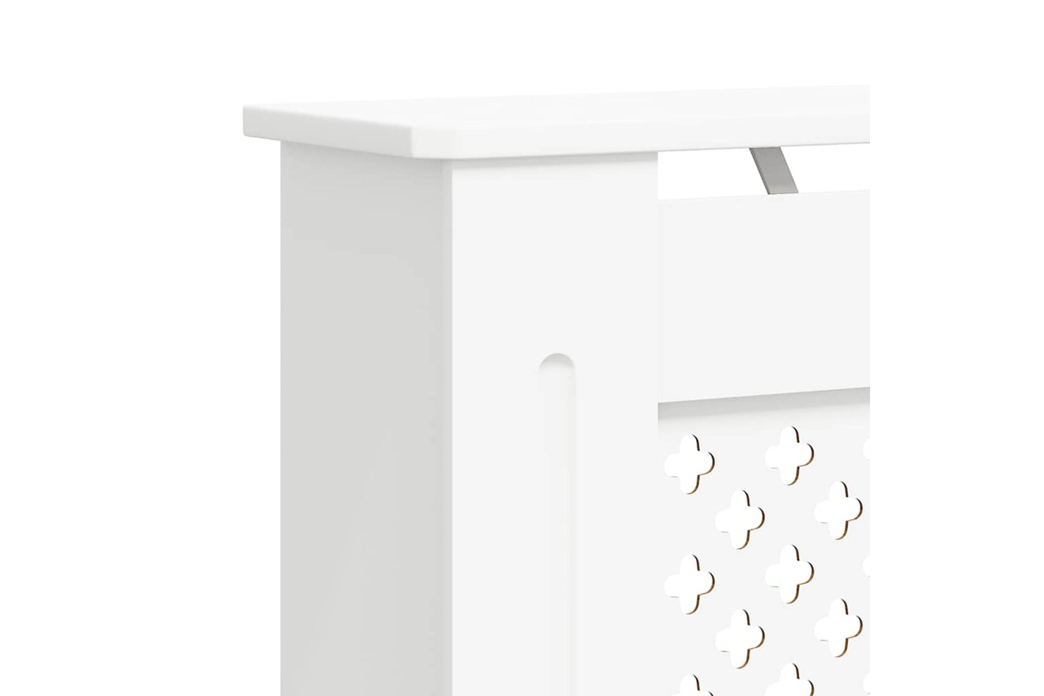 vidaXL Mdf Radiator Cover White 78cm-6