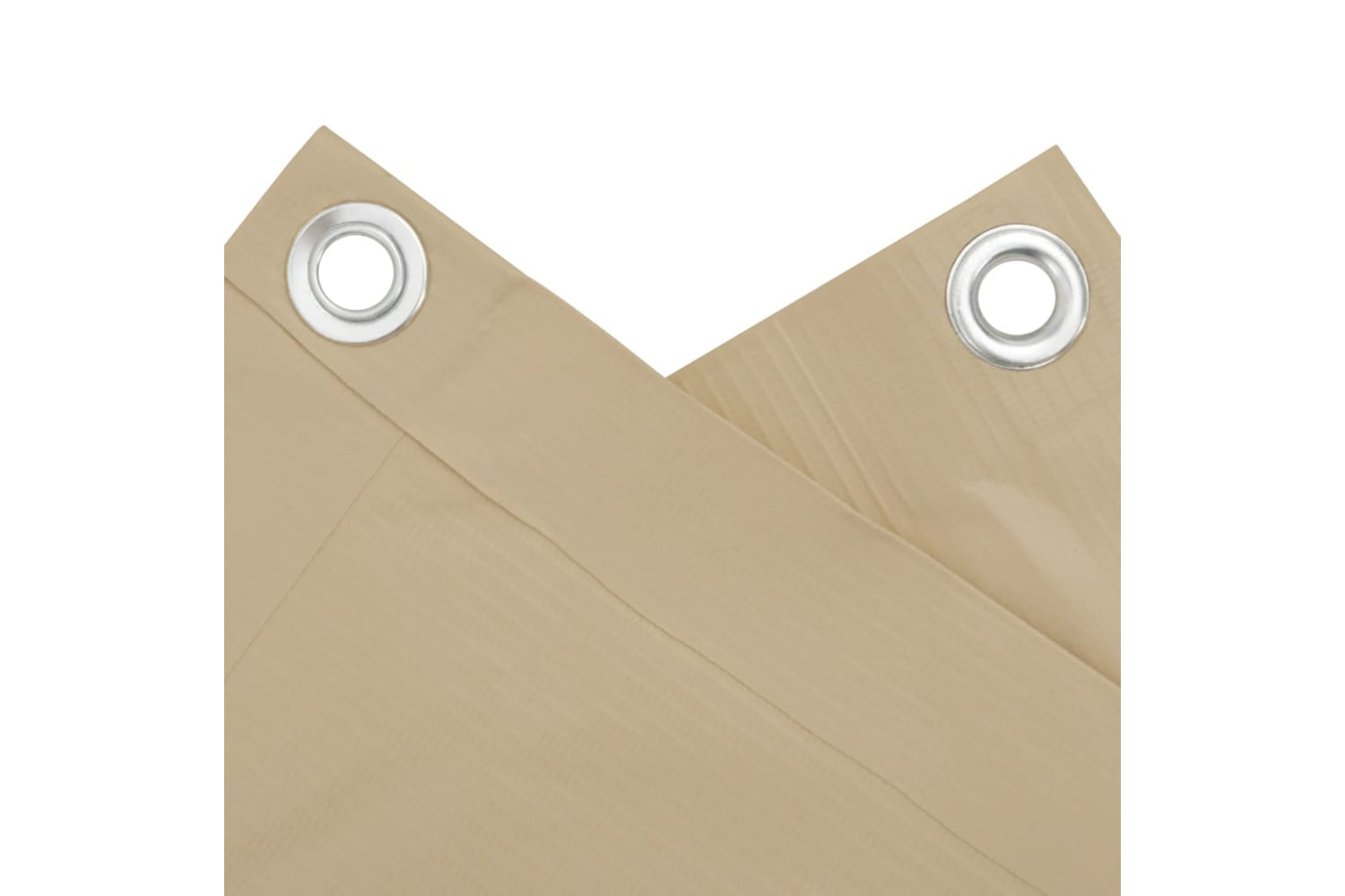 vidaXL 134942 Balcony Screen Beige 90x500cm Oxford Fabric-2