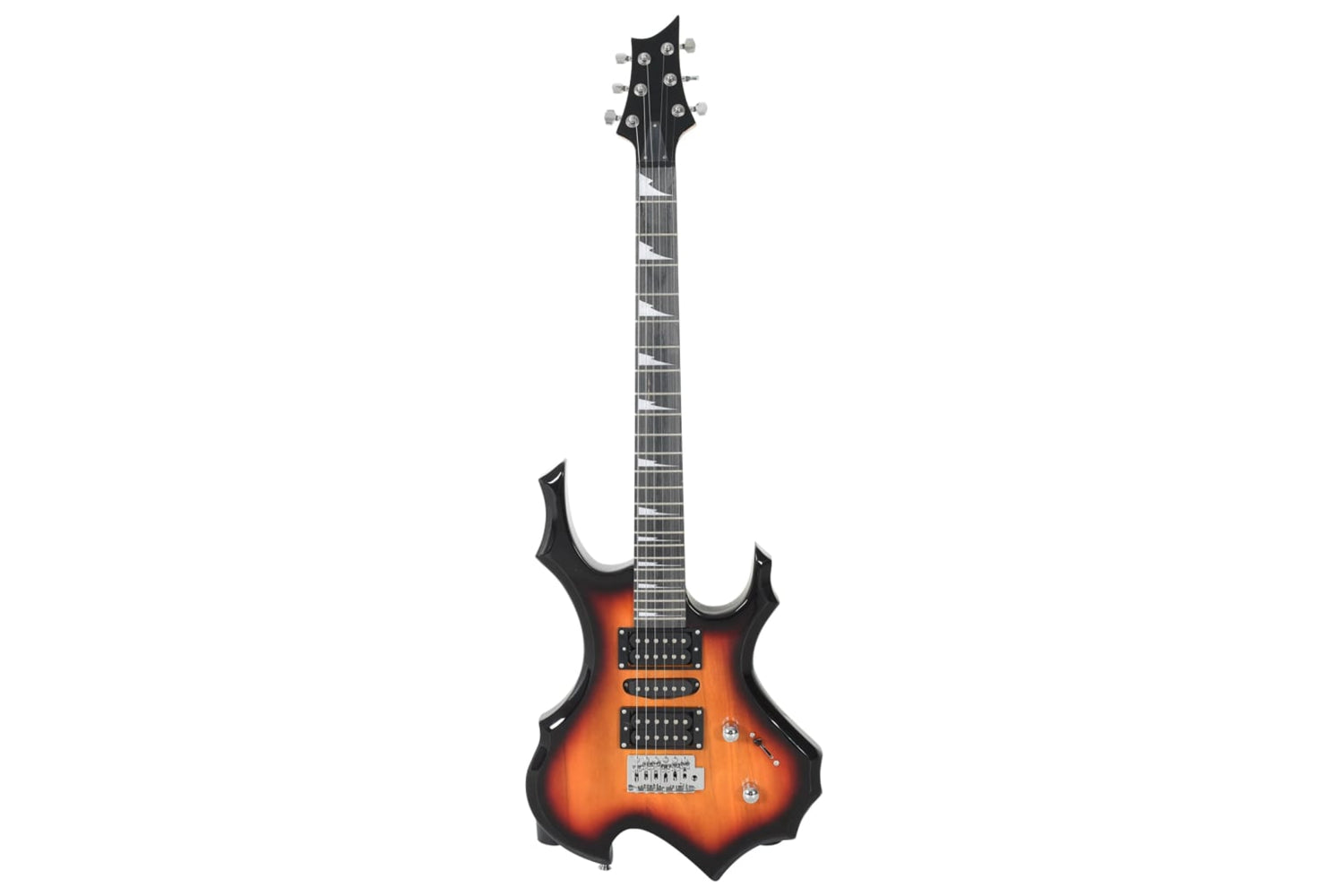 vidaXL 70186 Electric Guitar For Beginner With Bag Brown And Black 4/4 39"-3
