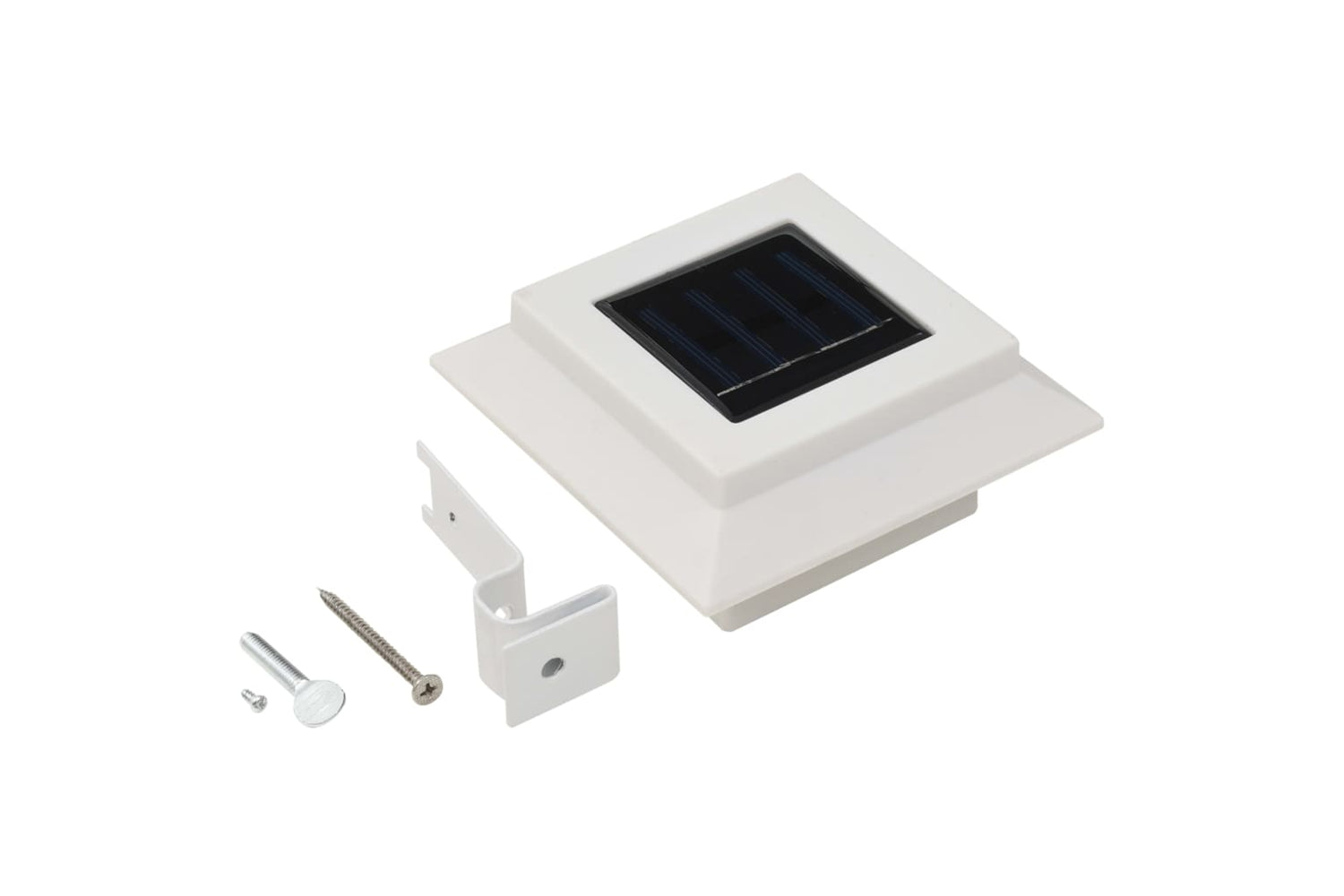 vidaXL 44469 Outdoor Solar Lamps 6 Pcs Led Square 12cm White-6