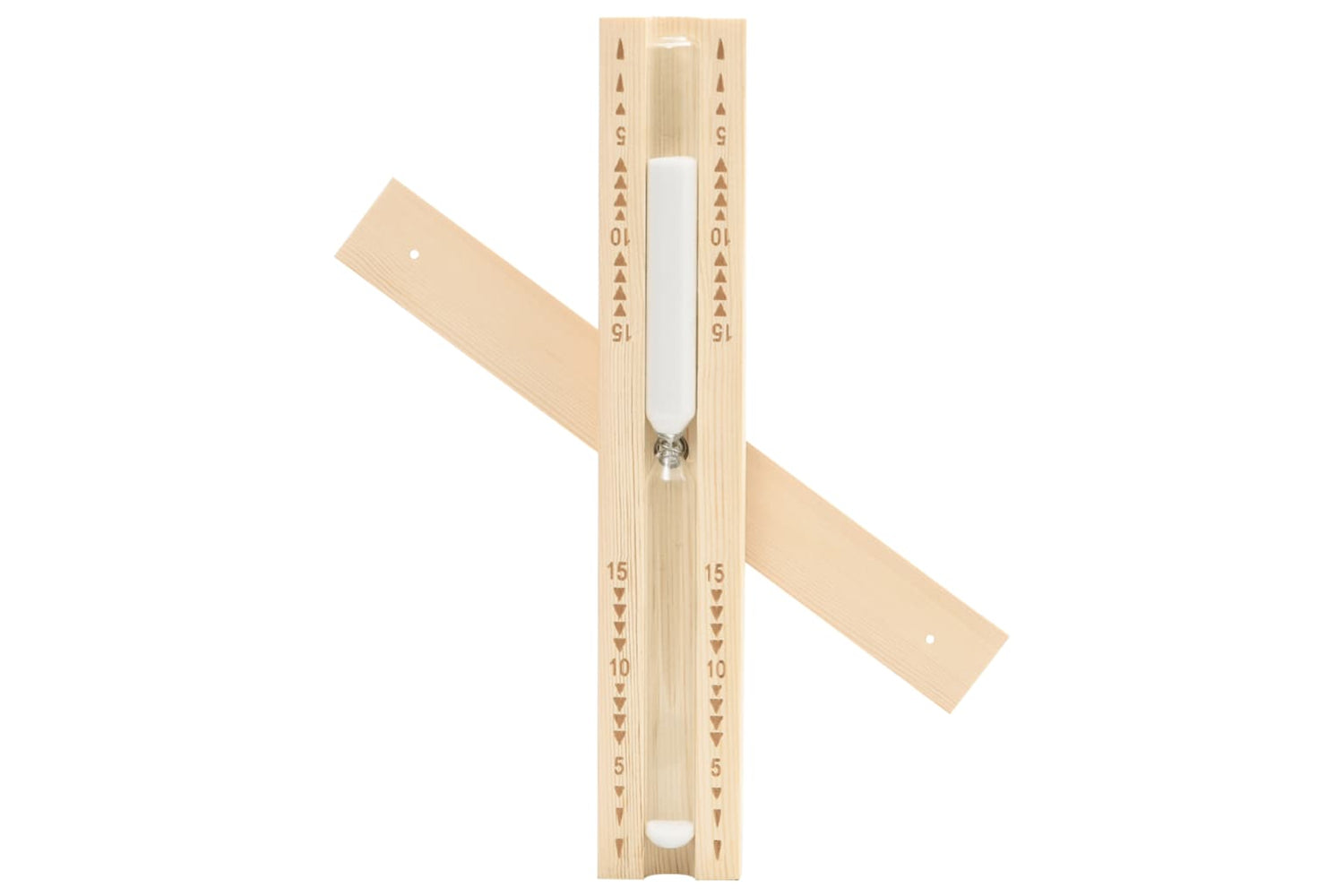 Vidaxl 51688 Sauna Sand Timer 15 Minutes Solid Wood Pine-4