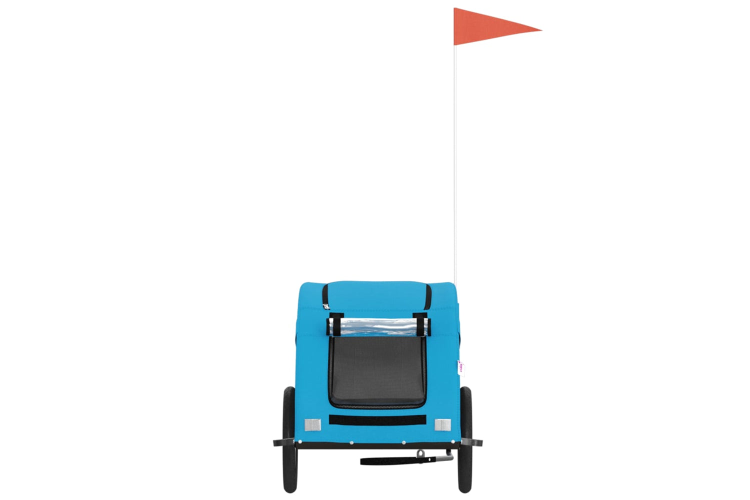 Vidaxl 93960 Pet Bike Trailer Blue Oxford Fabric And Iron-3