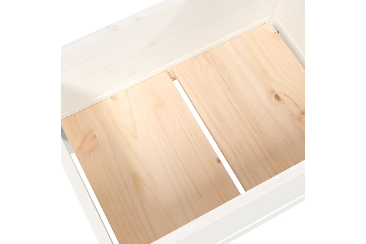 vidaXL 822248 Planter White 178.5x44x75cm Solid Wood Pine-5