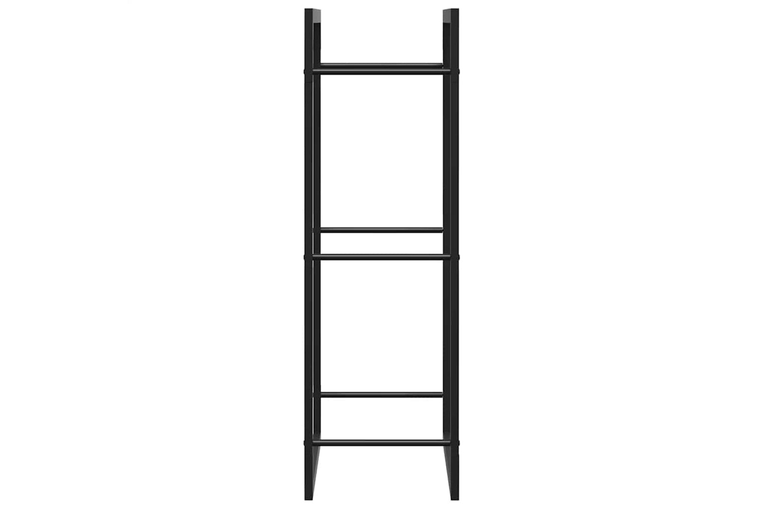 vidaXL 350305 Firewood Rack Matt Black 50x28x94cm Steel-5