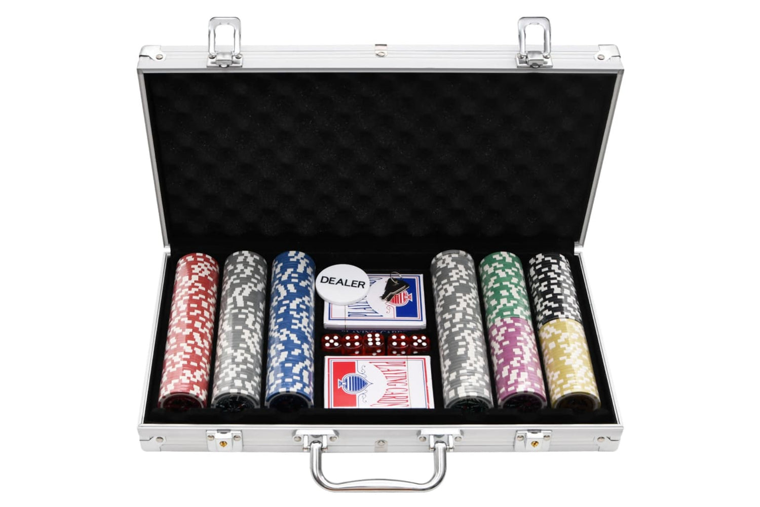vidaXL 80417 Poker Chip Set 300 Pcs 11.5 G-3
