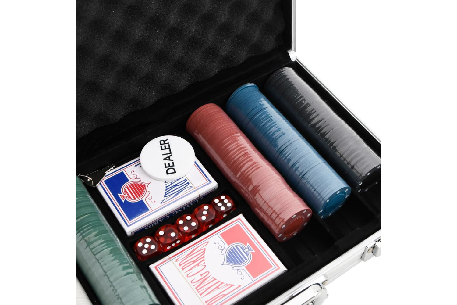 vidaXL 80415 Poker Chip Set 300 Pcs 4 G-6