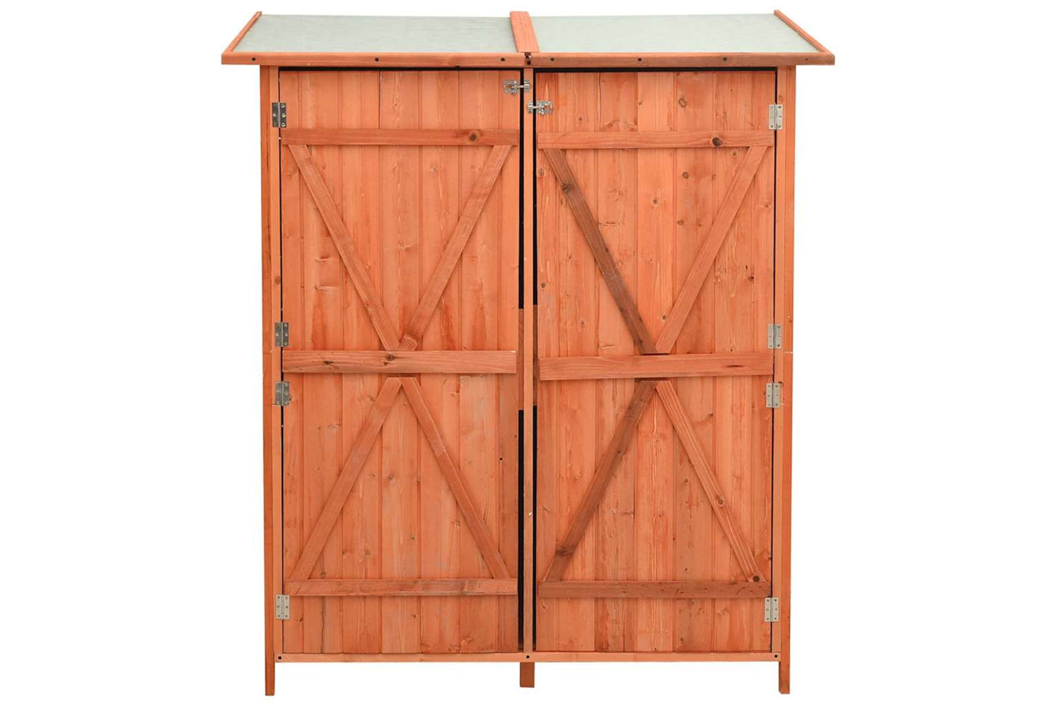 vidaXL 171451 Garden Tool Shed 136x75x160cm Solid Firwood-2