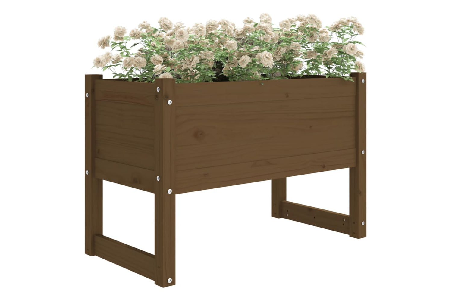 vidaXL 822120 Planter Honey Brown 78x40x52cm Solid Wood Pine-2