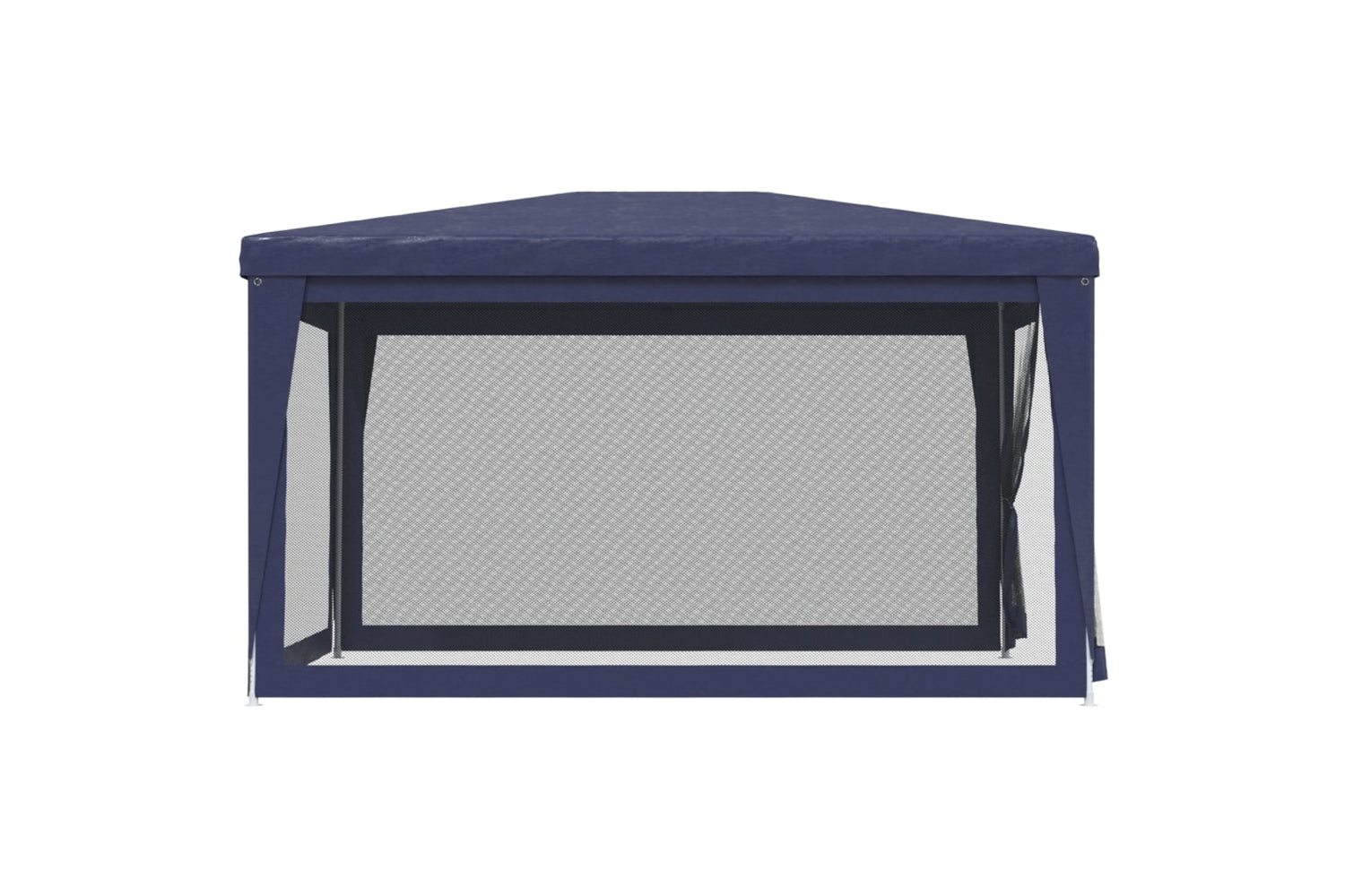 Vidaxl 319232 Party Tent With 4 Mesh Sidewalls Blue 3x4 M Hdpe-3