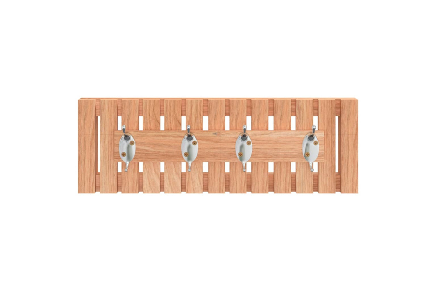 vidaXL 350371 Wall Hanger 42x8.5x14cm Solid Wood Walnut-2