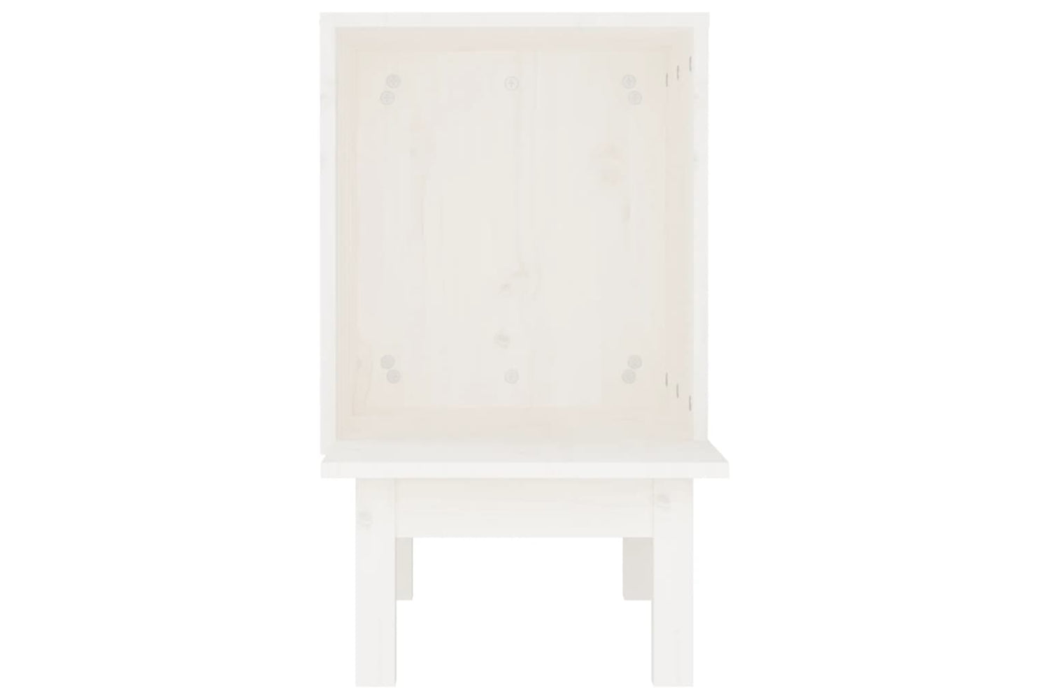 vidaXL 822453 Cat House White 60x36x60cm Solid Wood Pine-3