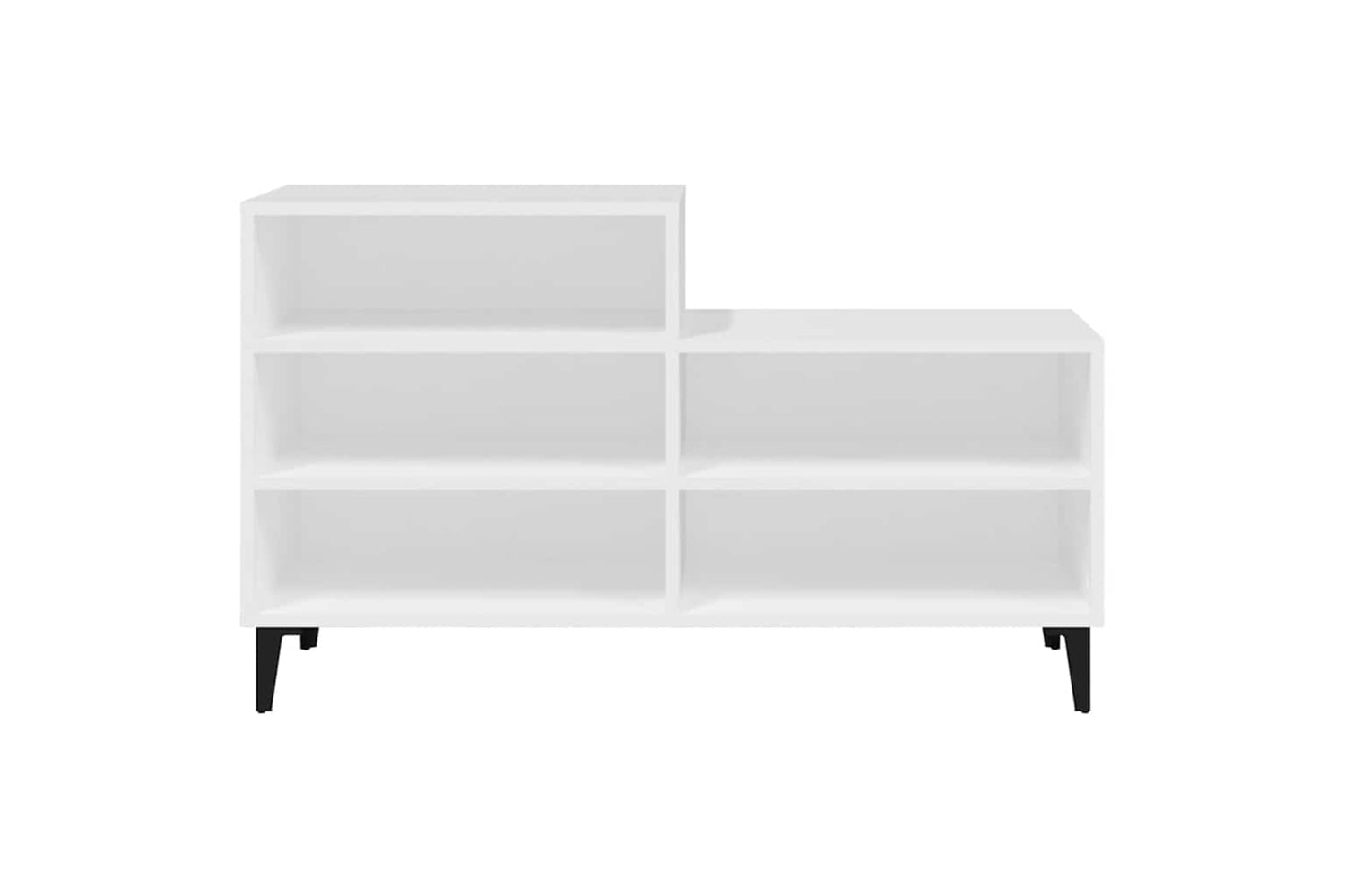 vidaXL 819732 Shoe Cabinet White 102x36x60cm Engineered Wood-2