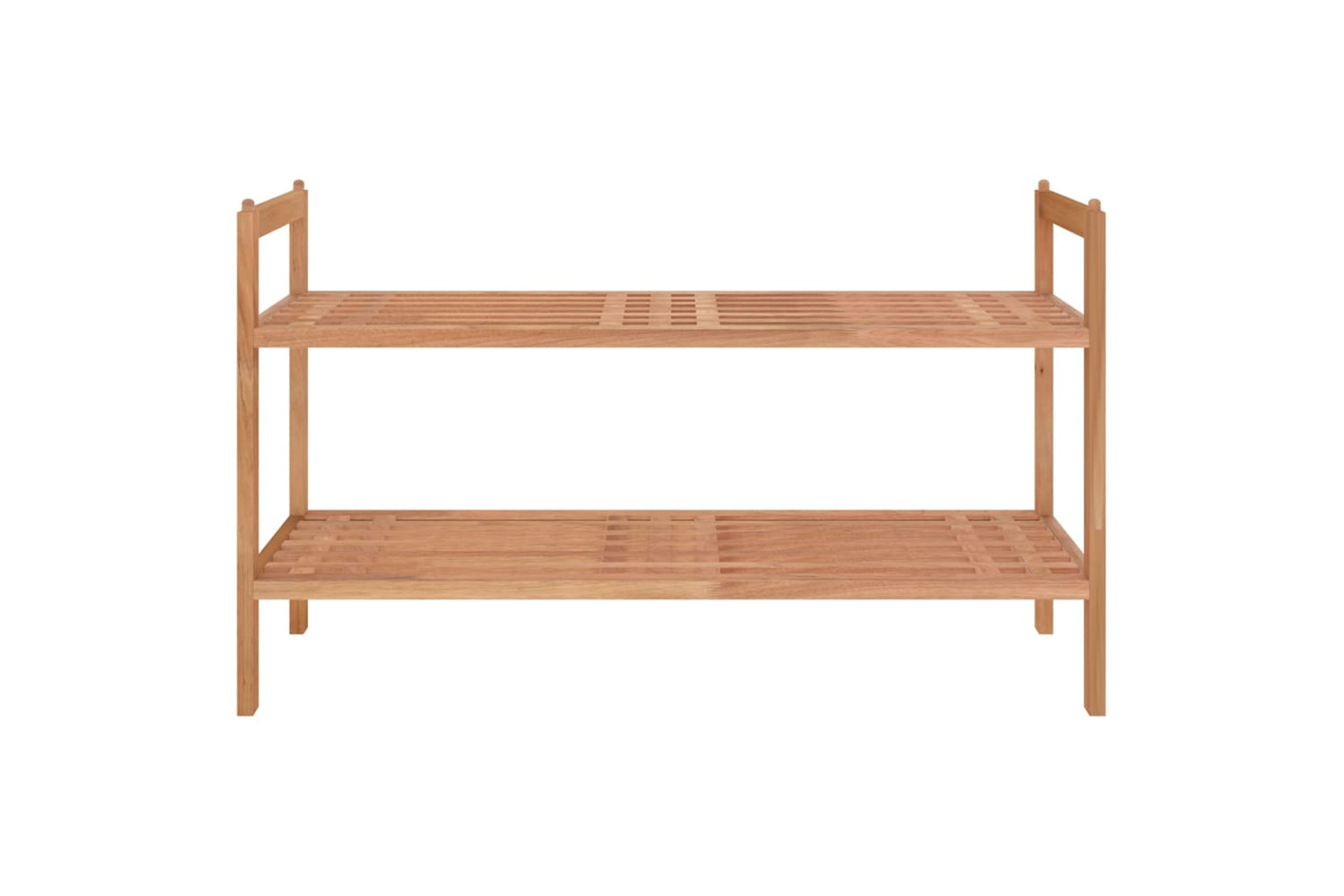 vidaXL 350361 Shoe Rack 69x27x41cm Solid Wood Walnut-2