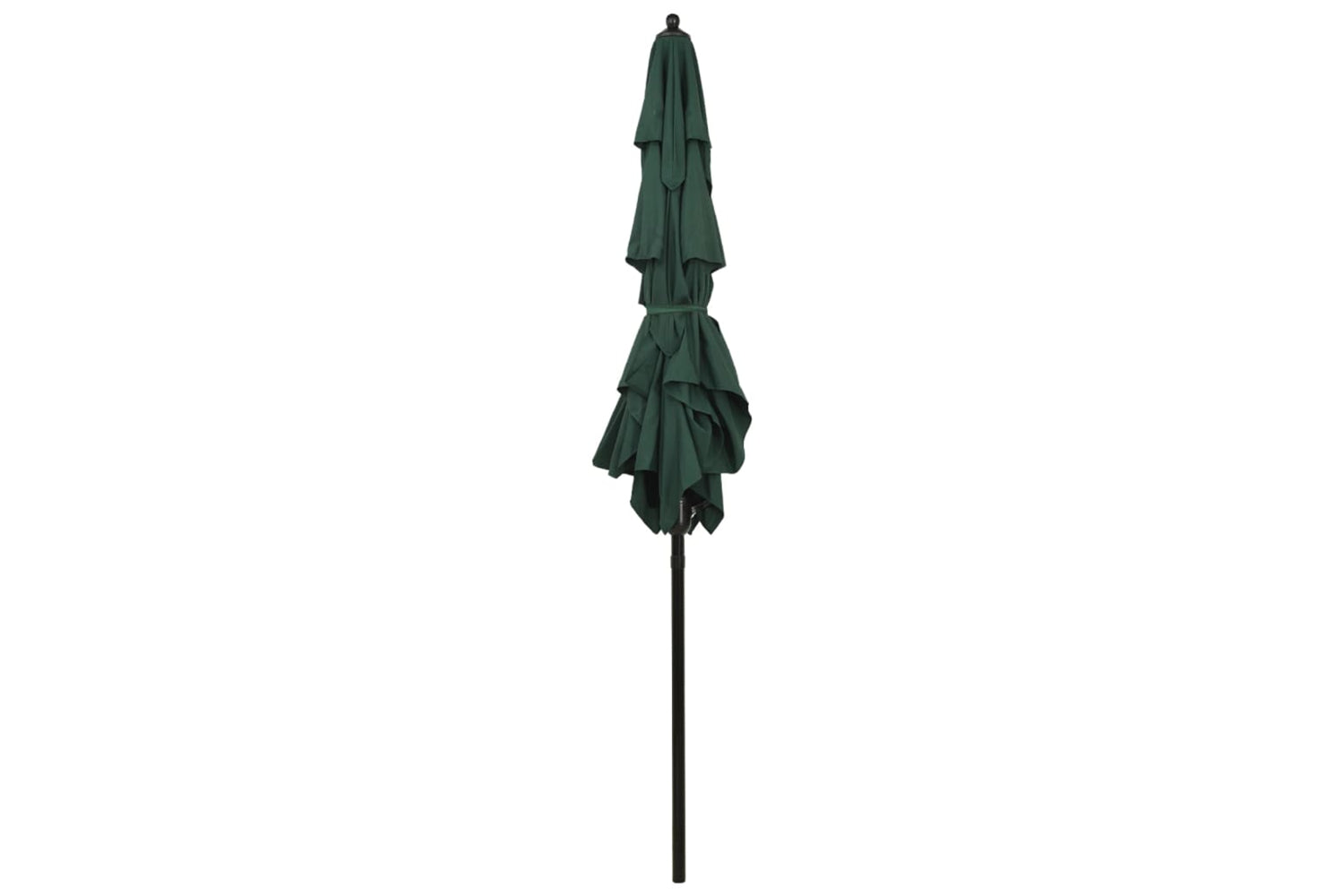 Vidaxl 313845 3-tier Parasol With Aluminium Pole Green 2x2 M-3