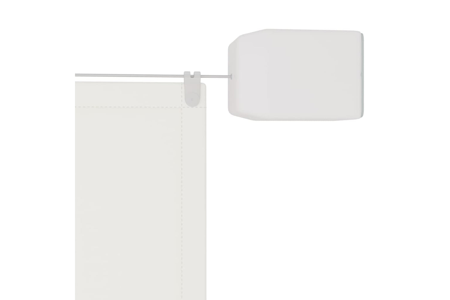 vidaXL 148164 Vertical Awning White 140x270cm Oxford Fabric-3