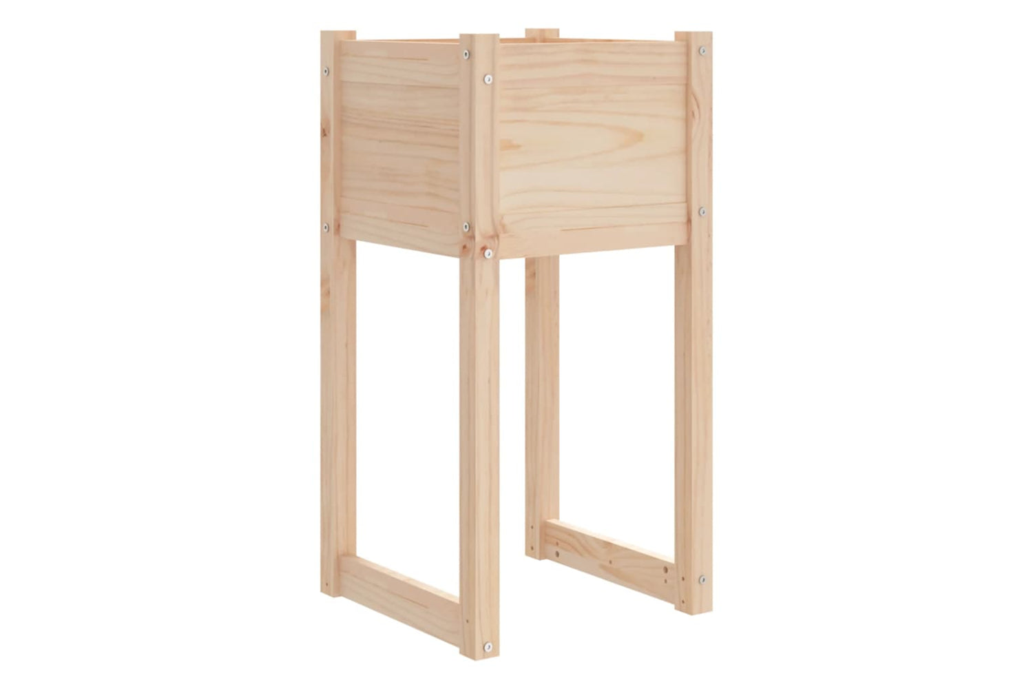 vidaXL 822123 Planters 2 Pcs 40x40x81cm Solid Wood Pine-3