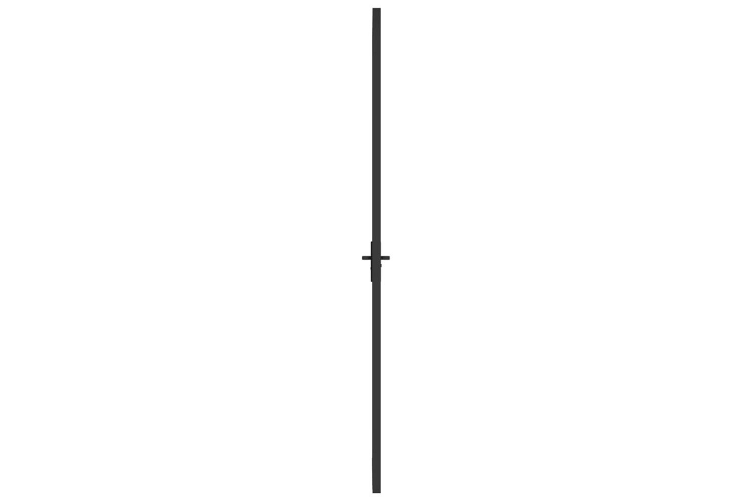 vidaXL 350559 Interior Door 102.5x201.5cm Black Matt Glass And Aluminium-4