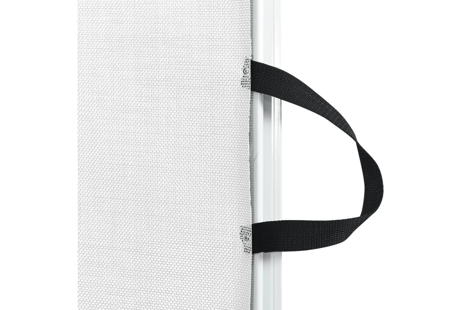 vidaXL 4004130 Retractable Pet Gate White 117.5x125cm-5