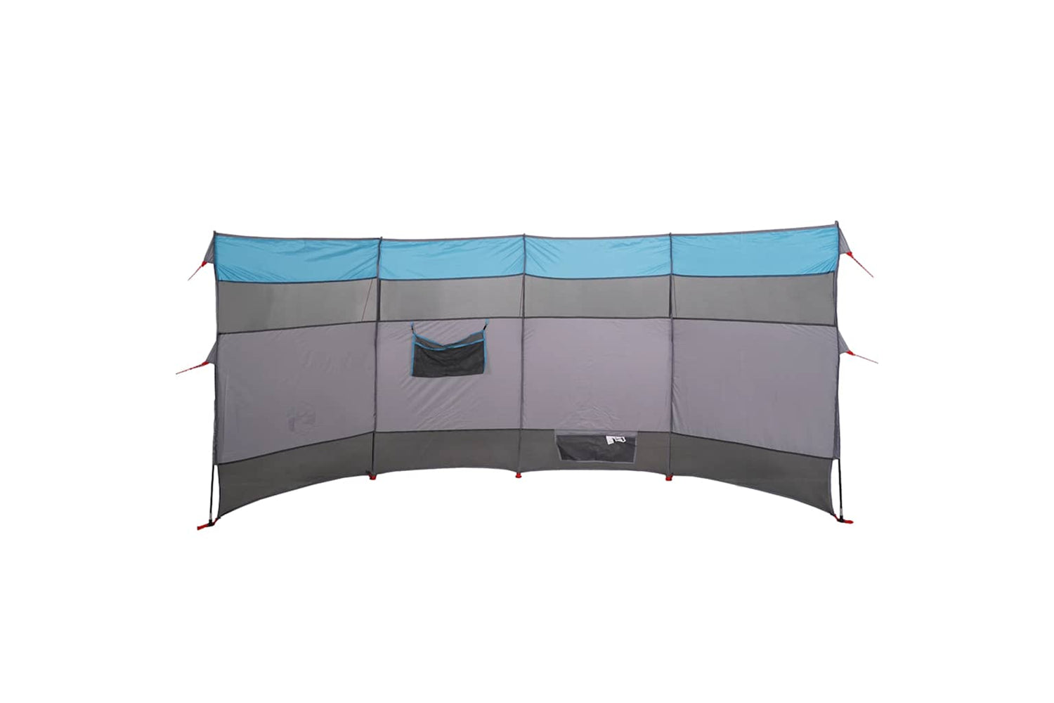 Vidaxl Camping Windbreak Blue 366x152x152 Cm Waterproof-3