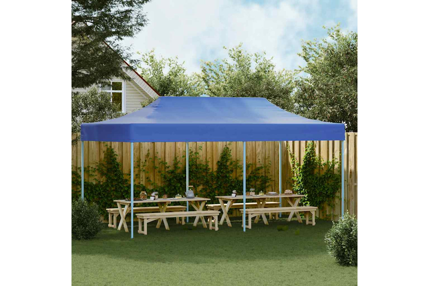 Vidaxl 42506 Foldable Tent Pop-up 3x6 M Blue-2