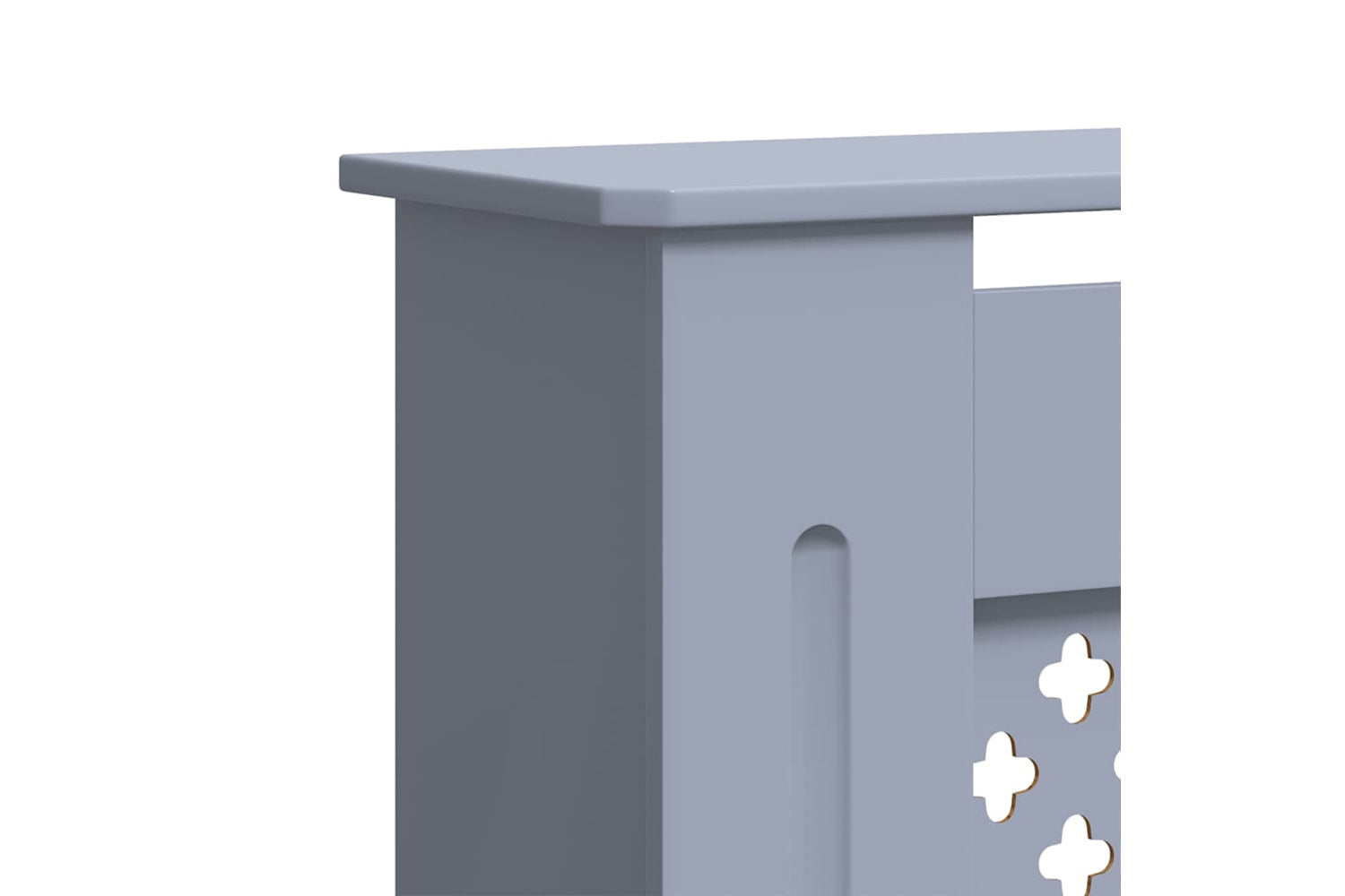 vidaXL Mdf Radiator Cover Grey 205cm-7
