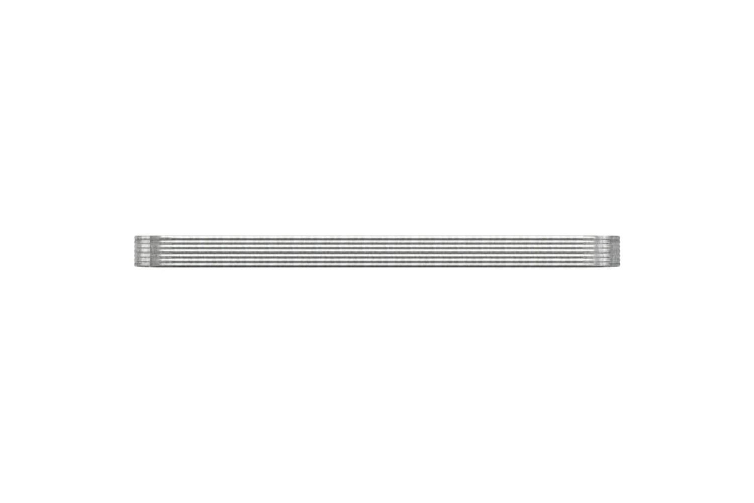 vidaXL 319017 Garden Raised Bed Powder-coated Steel 544x100x36cm Silver-2