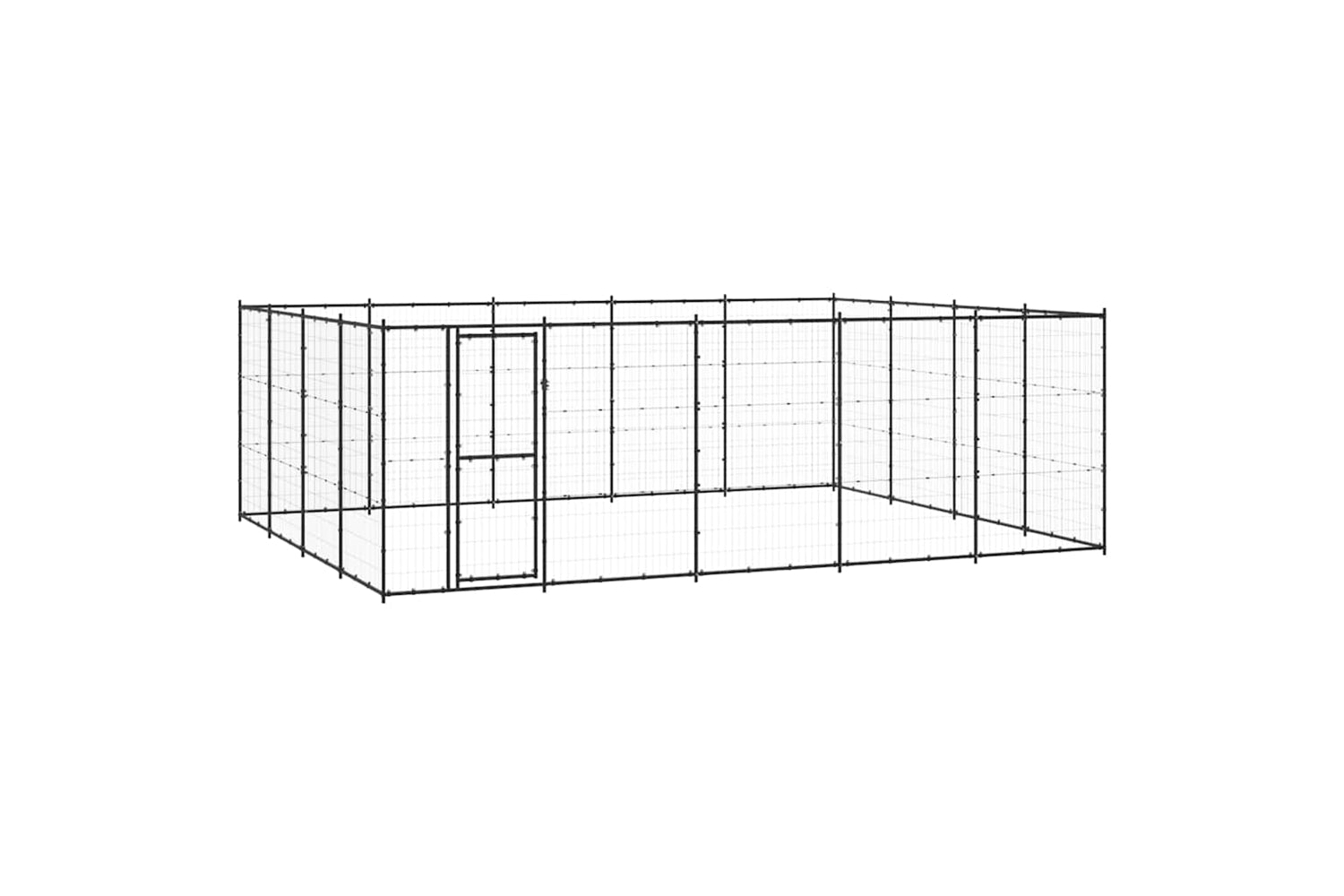 Vidaxl 3082314 Outdoor Dog Kennel Steel 24.2 M2