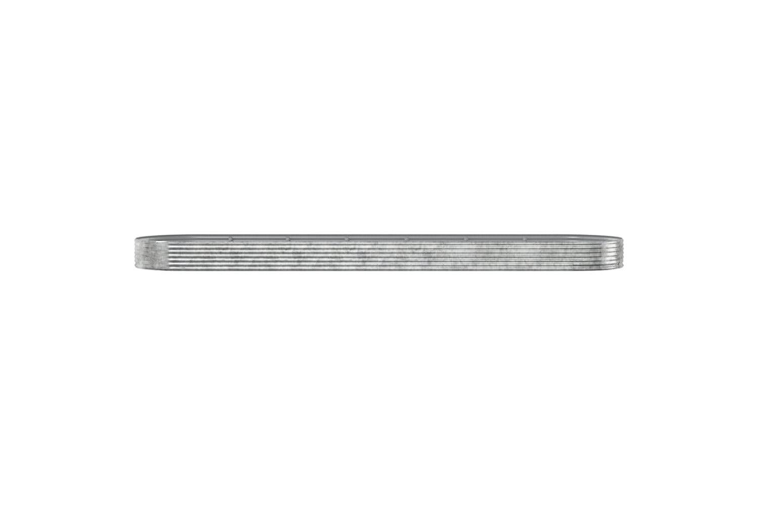 vidaXL 319052 Garden Raised Bed Powder-coated Steel 600x140x36cm Silver