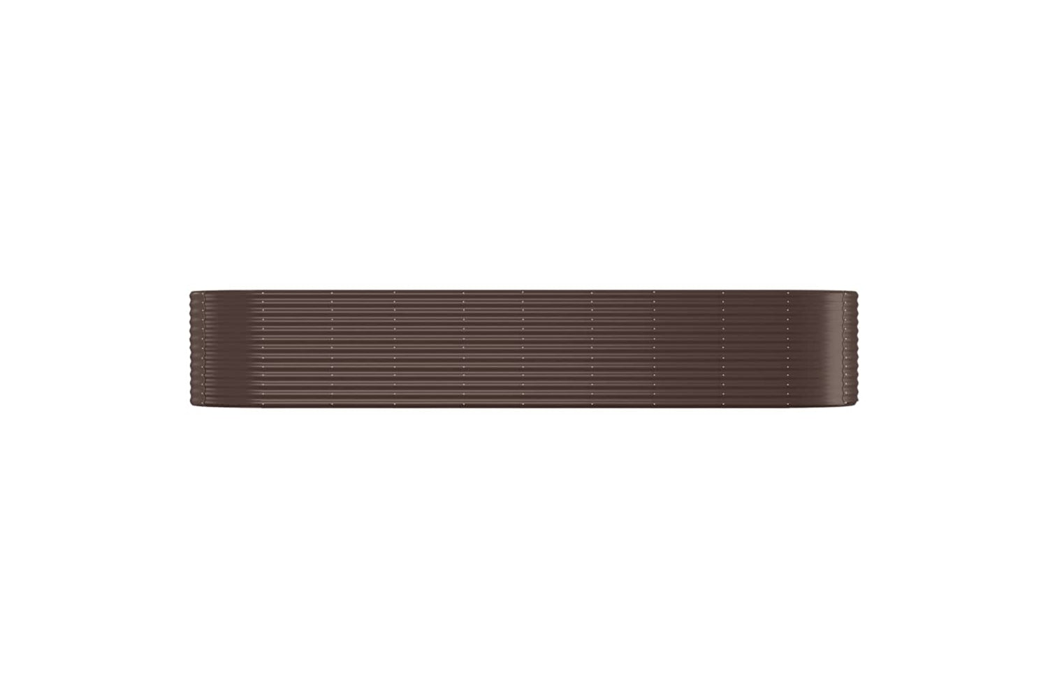 vidaXL 319075 Garden Raised Bed Powder-coated Steel 396x100x68cm Brown-2