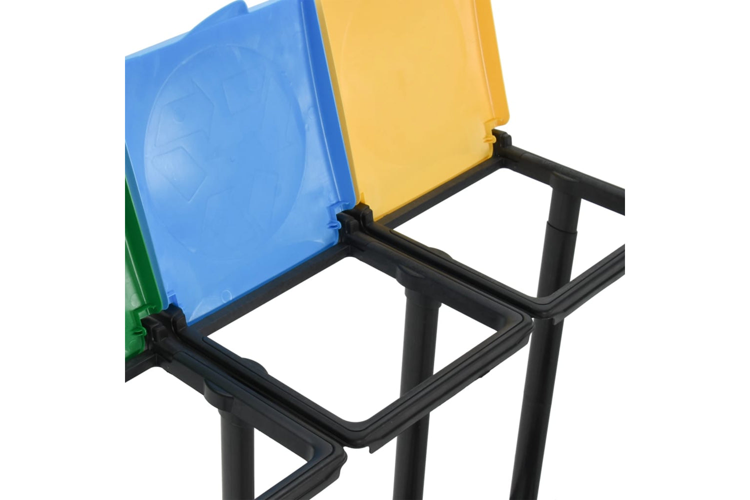 Vidaxl 340989 Bin Bag Stands With Lid 240-330 L Multicolour Pp-7