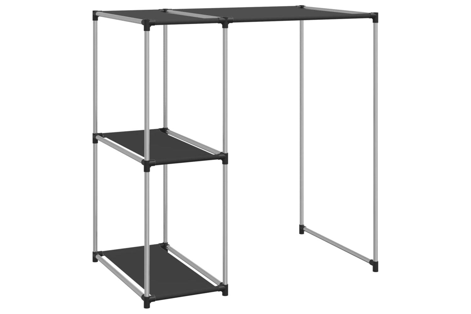 vidaXL 343145 Storage Rack Over Washing Machine Black 87x55x90.5cm Iron